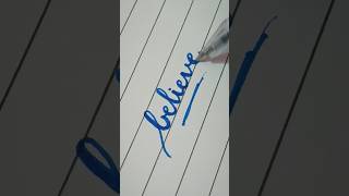 believe💙#calligraphy#cursive#believe#writting#lettering#word#style#design#art#pen#faith#shorts#viral Faith Bubble Letters Shorts Calligraphy Satisfying Trending Relaxing Viral Art