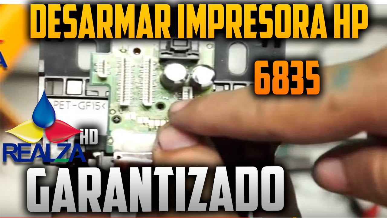 desarmar impresora hp 6835