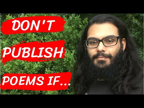 Why You Shouldn't Publish Your Poetry + Live Announcement