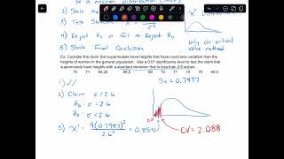8.4 Testing a Claim about Standard Deviation or Variance 
