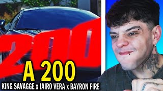 (REACCIÓN) KING SAVAGGE - A 200 ft. JAIRO VERA & BAYRON FIRE (VIDEO OFICIAL)