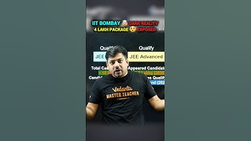 IIT Bombay Placement Exposed 😡 Just ₹4 Lakh Per Annum 😢 | Reality of IIT Dream Jobs  #iitbombay #VED