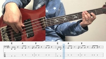 Pour Some Sugar On Me - Def Leppard Bass Cover & Backing Track (Bass Tab)