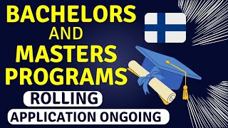Apply To Bachelors And Masters Degree Programs In Finland || No Entrance Exam Apply To Bachelors And Masters Degree Programs In Finland || No Entrance Exam
