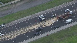 Major crash on turnpike in Coconut Creek causes traffic jam, debris spill