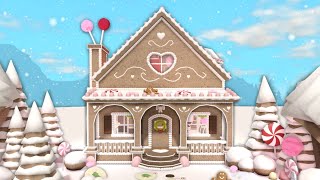 I Built A Realistic Gingerbread House In Bloxburg