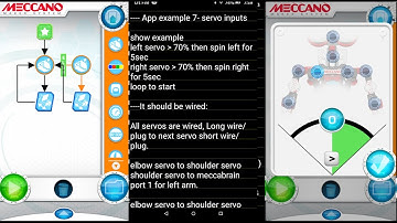 Meccanoid - New App Example 4 - Servo Inputs - G15, 2 0, G15KS & XL 2 0