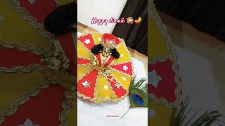 Happy choti diwali 🪔 special dress for laddu gopal ji ki #shorts #diwali #laddugopal #radhakrishna