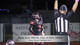 Brady Scott Junior Year Games 1-6 Highlights