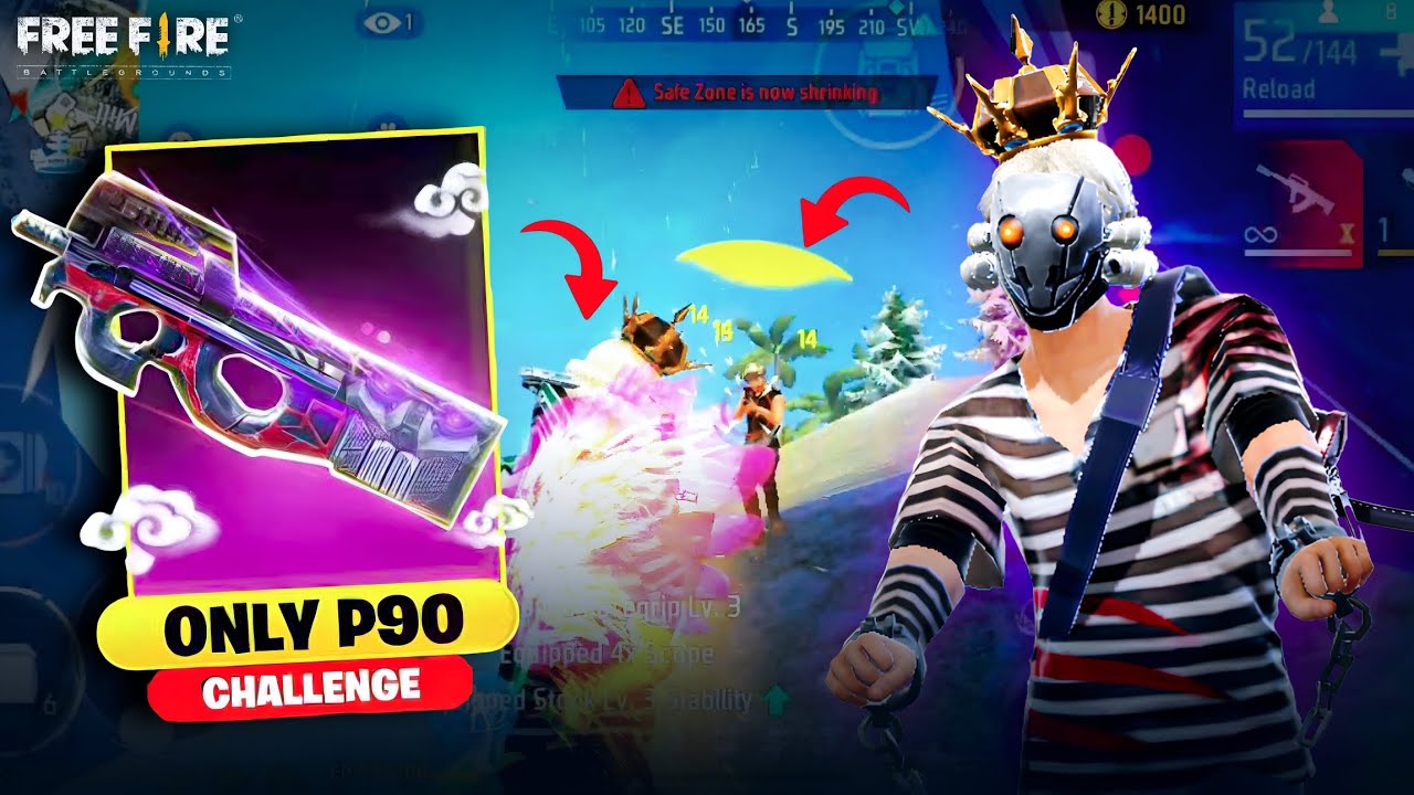 ​"UNSTOPPABLE! 😤 Destroying the Lobby with ONLY P90! 🏆" 