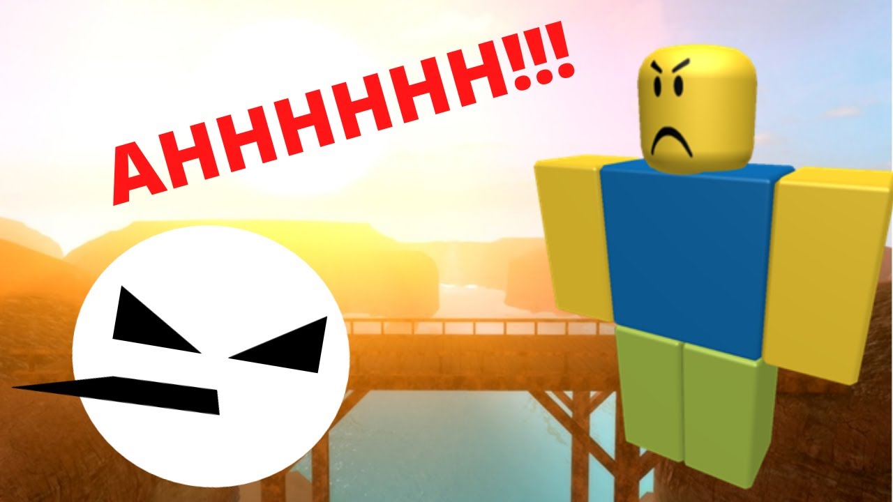 I Pretended To Be An Angry Noob In Roblox Youtube - angry roblox noob