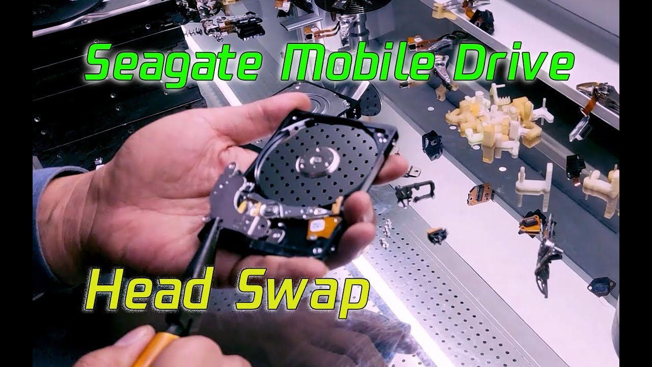 Seagate Mobile Drive Head Replacement - YouTube