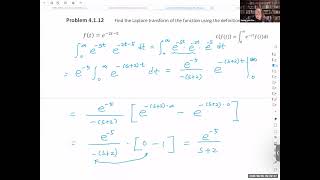 Lecture 09 - Chapter 4 (The Laplace Transform) - Advanced Engineering Mathematics