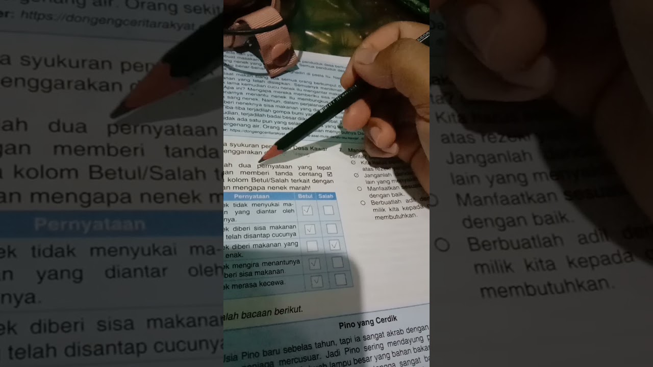 Pembahasan Detik-Detik Asesmen Nasional Kelas 5 ||Paket Soal1️⃣ no 1-10 || bagian AKM Literasi ||