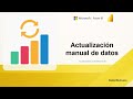 Power BI | Actualización manual de datos