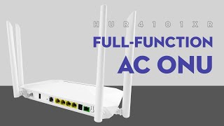 AC XPON ONU HUR4101XR 4GE CATV USB POTS 2.4G&5.8G WIFI