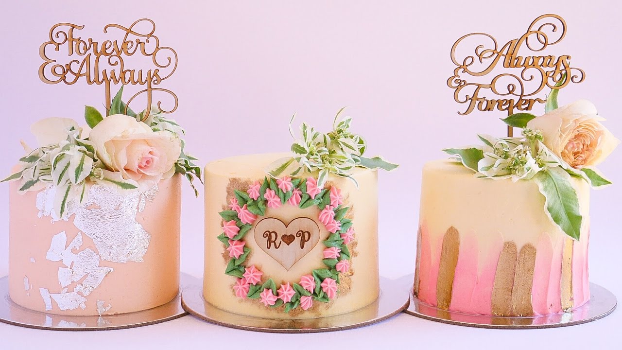 Mini Anniversary Cake Tutorial Rosie's Dessert Spot YouTube