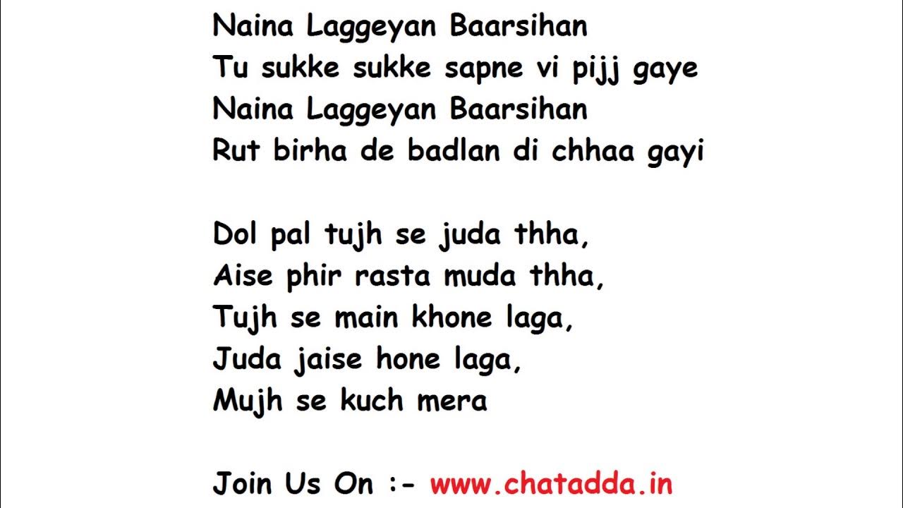 Tujhe Bhula Diya Lyrics Full Song Lyrics Movie - Anjaana Anjaani ...