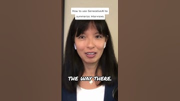 How to use ChatGPT to Summarize Interviews