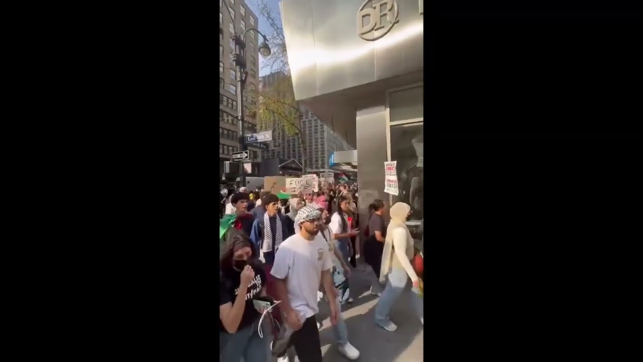 Pro-Palestine Protests Continue Outside UN Headquarters