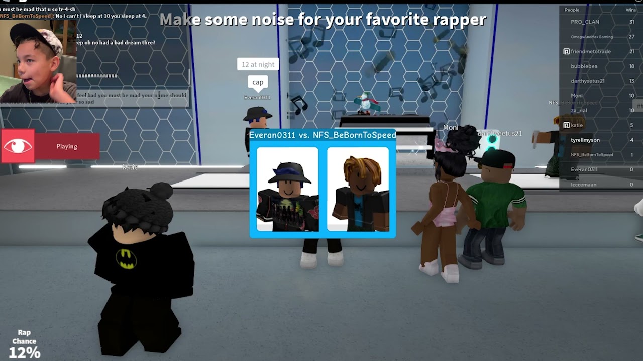 Roblox AUTO RAP BATTLES CHECK OUT MY COOL RHYMES YouTube 