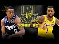 Los Angeles Lakers vs Sacramento Kings Full Game Highlights | October 11, 2023 | FreeDawkins