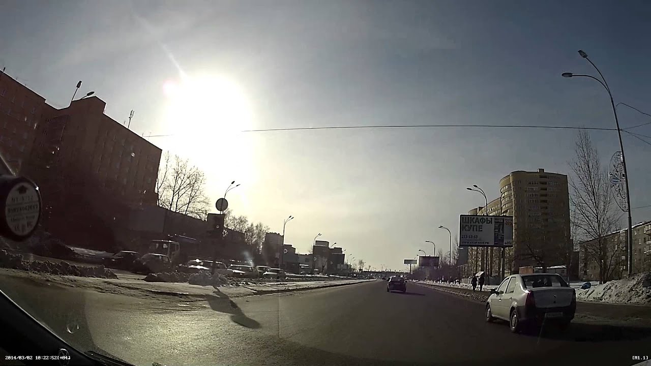 Видео BlackSys CF 100 День солнце в объектив тест форумповидеорегистраторам рф