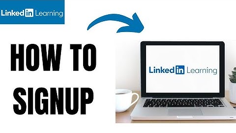 How to signup on linkedin learning