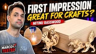 MITINU Basswood Sheets Review | Great Wood for Laser Engraving and Craft Projects
