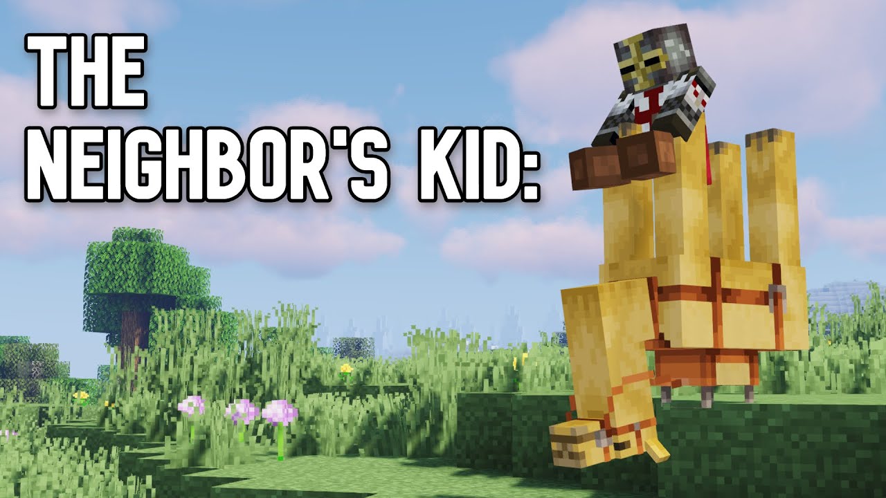 Why You Should NEVER Play Minecraft with the Neighbor's Kid - YouTube
