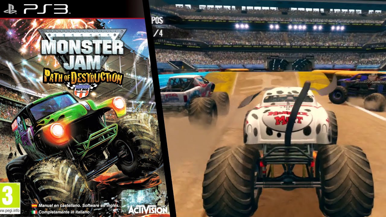 Jogo PS3 Monster Jam Path Of Destruction