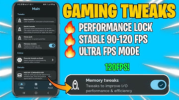 120+FPS Game Booster For All Heavy Games - No Root 100% Working ✅️