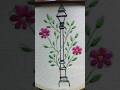 Floral Embroidery Ideas You NEED To Try #shorts#embroidery#trendingshorts#floralembroidery#sewing