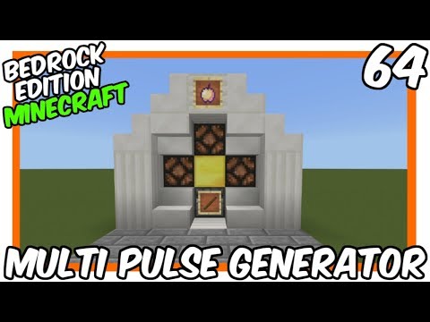 Multi Pulse Generator Tutorial [Minecraft Bedrock Edition][MCPE]