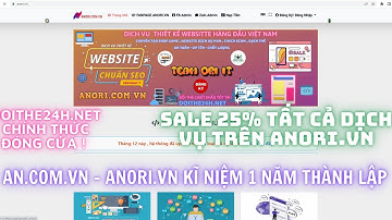 [ HOT ] BANTHECAO.VN , Giảm Giá 25%Tất Cả Dịch Vụ Trên ANORI.VN Kĩ Niệm 1 Năm Thành Lập | AN ORI IT
