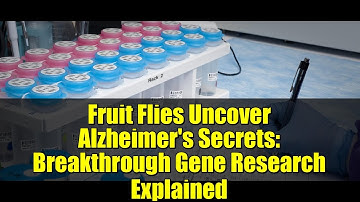 Fruit Flies Uncover Alzheimer