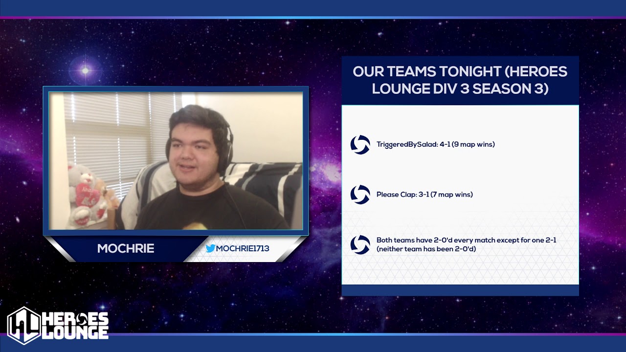 Please Clap vs TriggeredBySalad | Heroes Lounge NA Division 3 Season 3