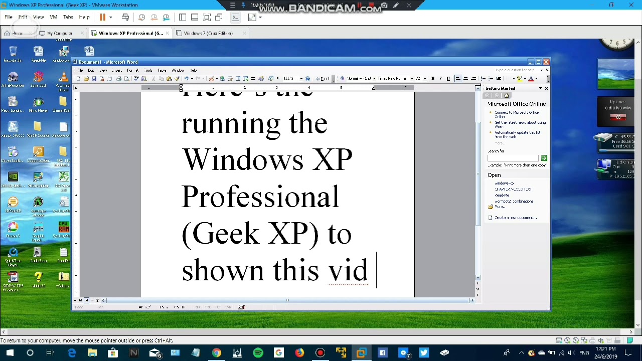 Xp Workstation Windows XP Professional (Geek XP) on VMware Workstation - YouTube