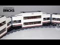 Lego City 60051 High Speed Custom Double Decker Passenger Train Car Speed Build