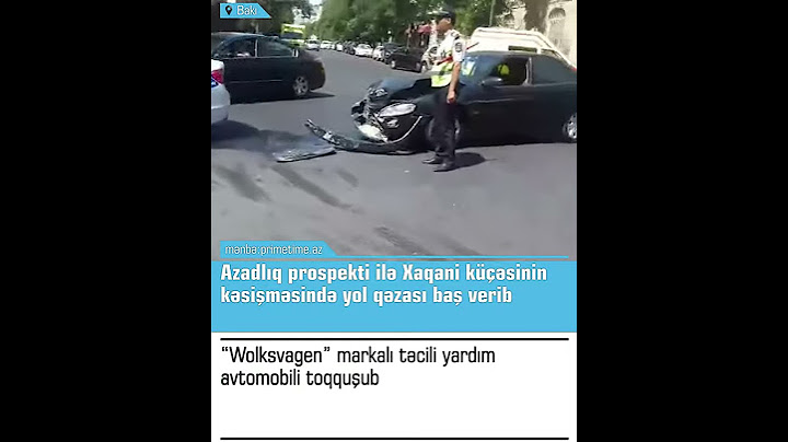 Bakıda minik maşınının toqquşduğu təcili tibbi yardım avtomobili aşdı, sürücü xəsarət aldı.