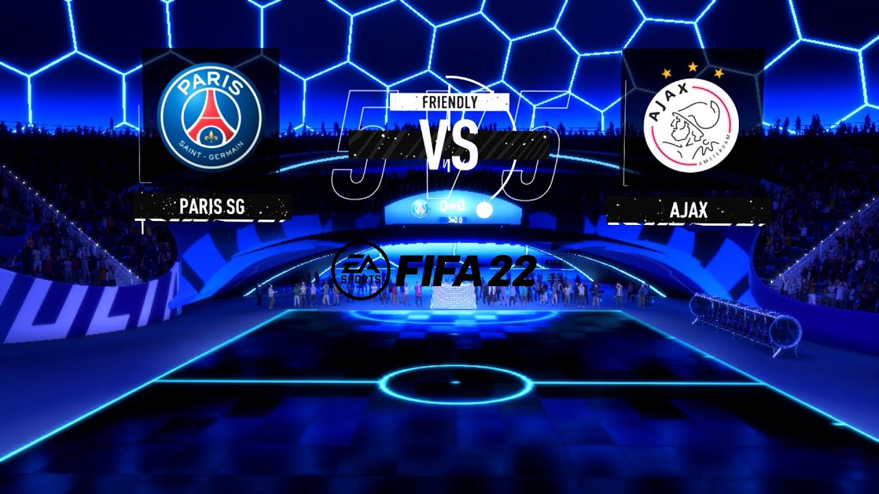 FIFA 22 PSG vs AJAX 5v5 FUTSAL VOLTA FOOTBALL - YouTube
