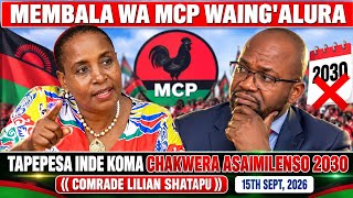MCP CONTINUES TO REJECT CHAKWERA FOR 2030 #breakingnews #viralreels #trendingnow