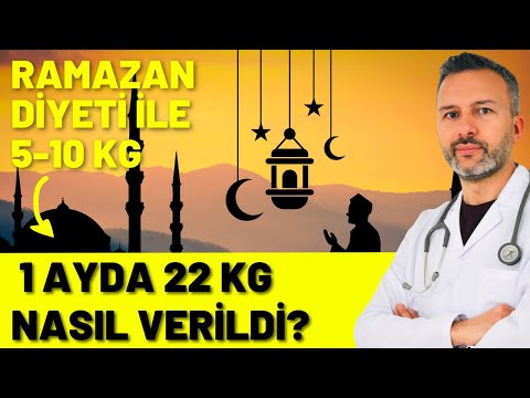 Ramazan Diyeti: 1 Ayda 22 Kg Nasıl Verildi? (5 Öneri)