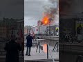 Fire Rips Through The Historic Old Stock Exchange Building In Copenhagen Denmark Fire Rips Through The Historic Old Stock Exchange Building In Copenhagen Denmark