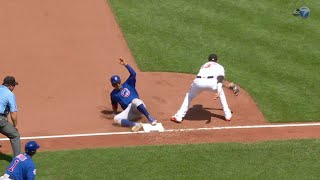 CHC@BAL: Jay goes from first to third on a groundout