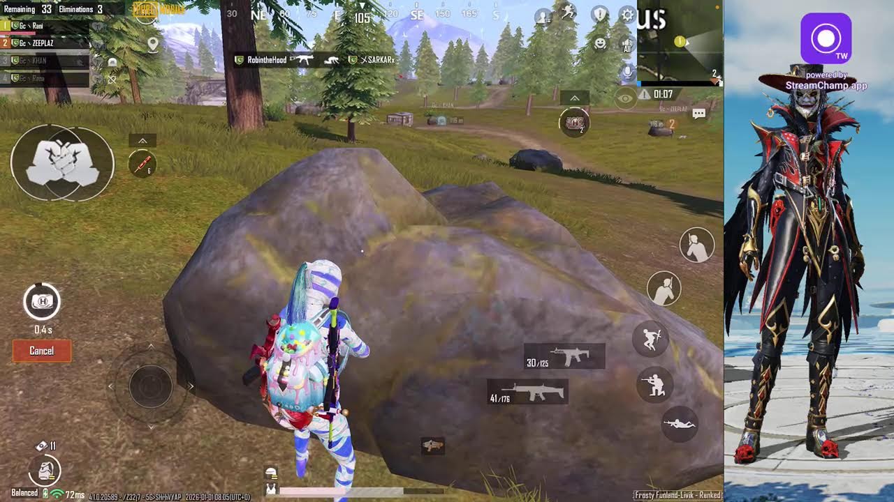 Broadcast powered by StreamChamp