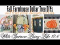 DOLLAR TREE DIYS FOR YOUR FALL FARMHOUSE HOME DECOR &amp; DECORATE WITH ME FRONT PORCH