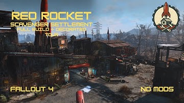 Red Rocket "Reborn" - compact scavenger settlement/player home - no mods -fallout 4