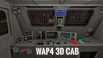 WAP4 3D CAB RIDE DURING MONSOON SEASON IN MSTS AND OPEN RAILS