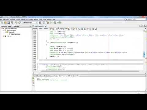Java in Netbeans - Disegnare Linee e Cerchi CODICE GRATUITO e SCARICABILE
